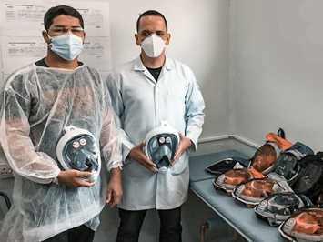 Hospital Regional Justino Luz e FEPISERH recebem doação de máscaras de VNI para o tratamento da covid-19