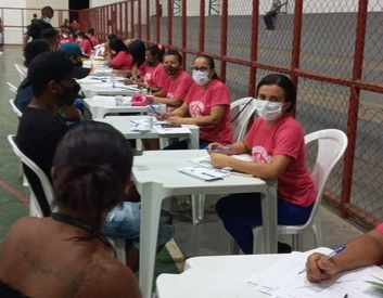 Mutirão de vacina: Mais de mil pessoas contra a Covid-19 em Uruçuí